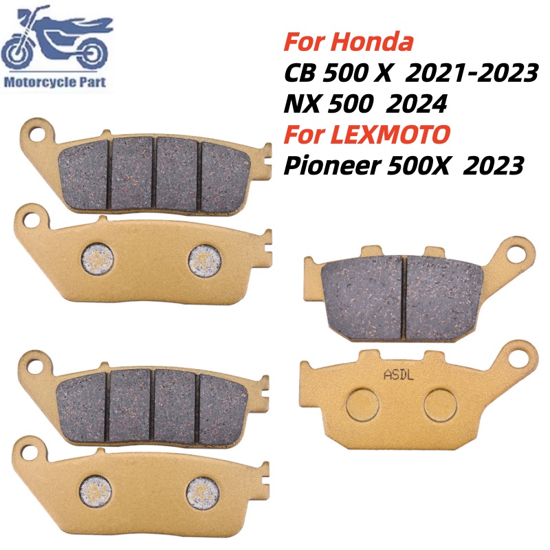 Carbon Ceramic Motorcycle Brake Rotor - Juego de pastillas de freno delanteras